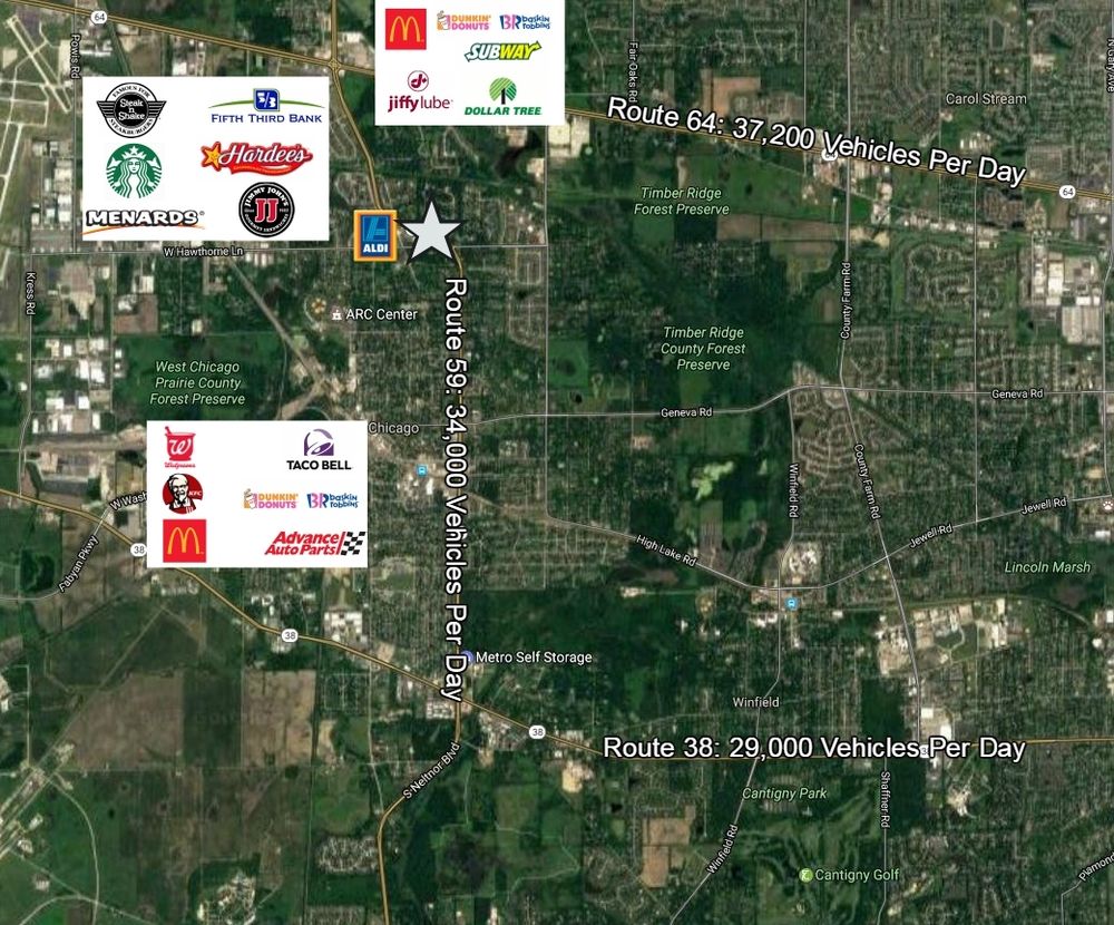 Tower Station: 956 N Neltnor Blvd, West Chicago, IL 60185
